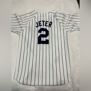 Big kids Majestic Yankee replica jersey Jeter #2